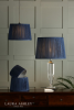 Klosz Abażur 35cm LAURA ASHLEY Hemsley Pleated Silk Midnight Blue DAR LIGHTING LA3756307-Q (Abażur- Bez Podstawy)